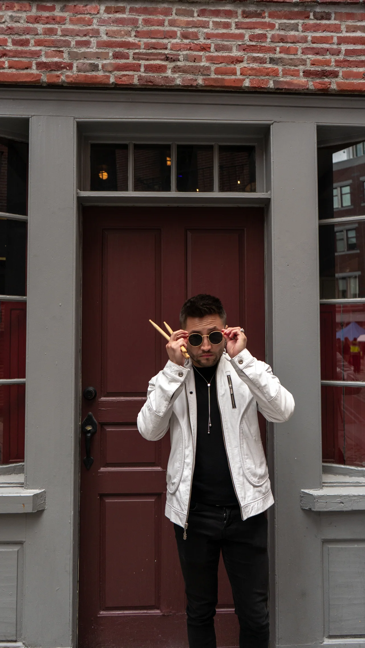Nicko Guerrero en las calles de Boston